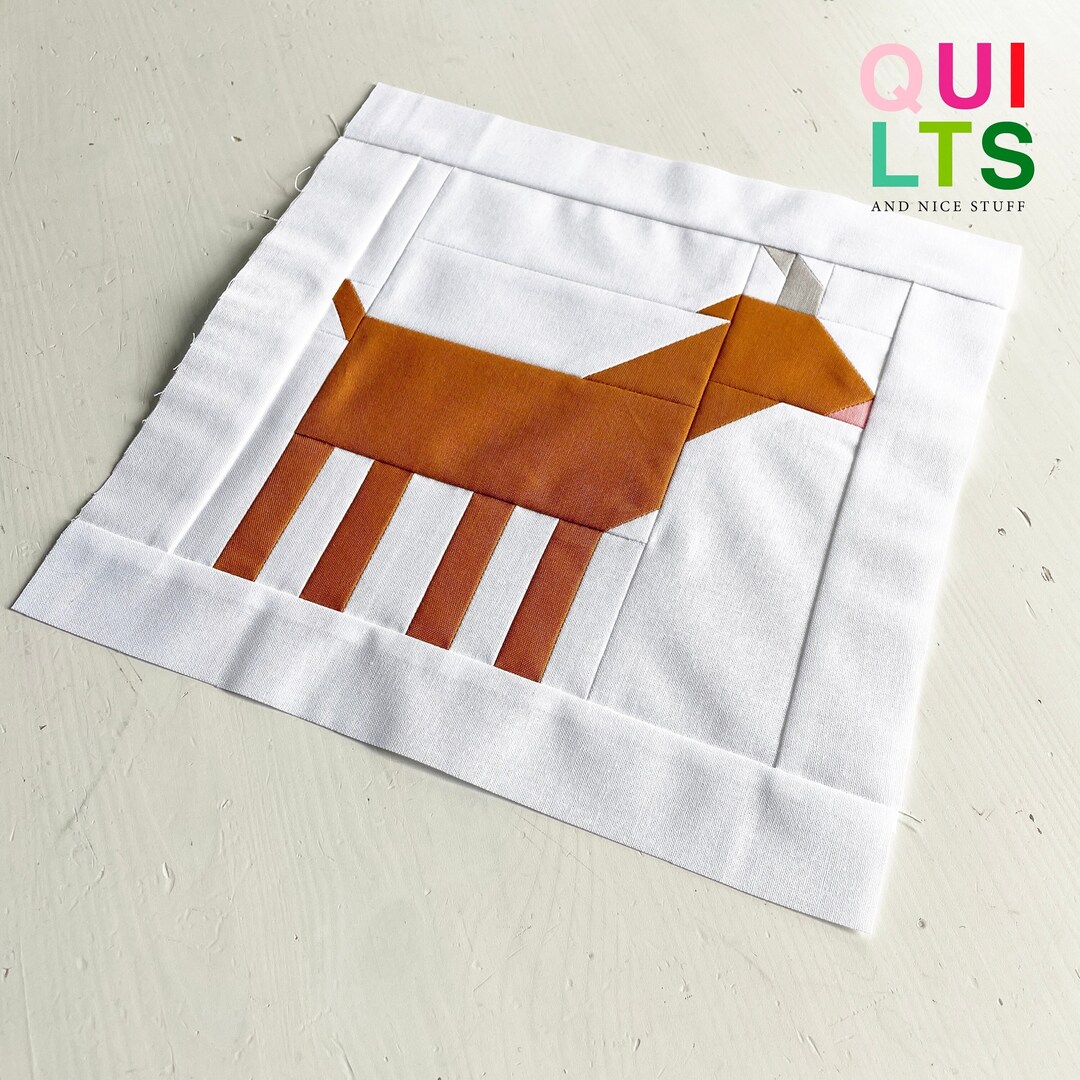PDF Quilt Block Pattern Goat Animal Quilt Etsy PDF Quilt Block Pattern Goat Animal Quilt Etsy