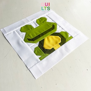 PDF Quilt Block Pattern – Frog – Animal Quilt - Etsy