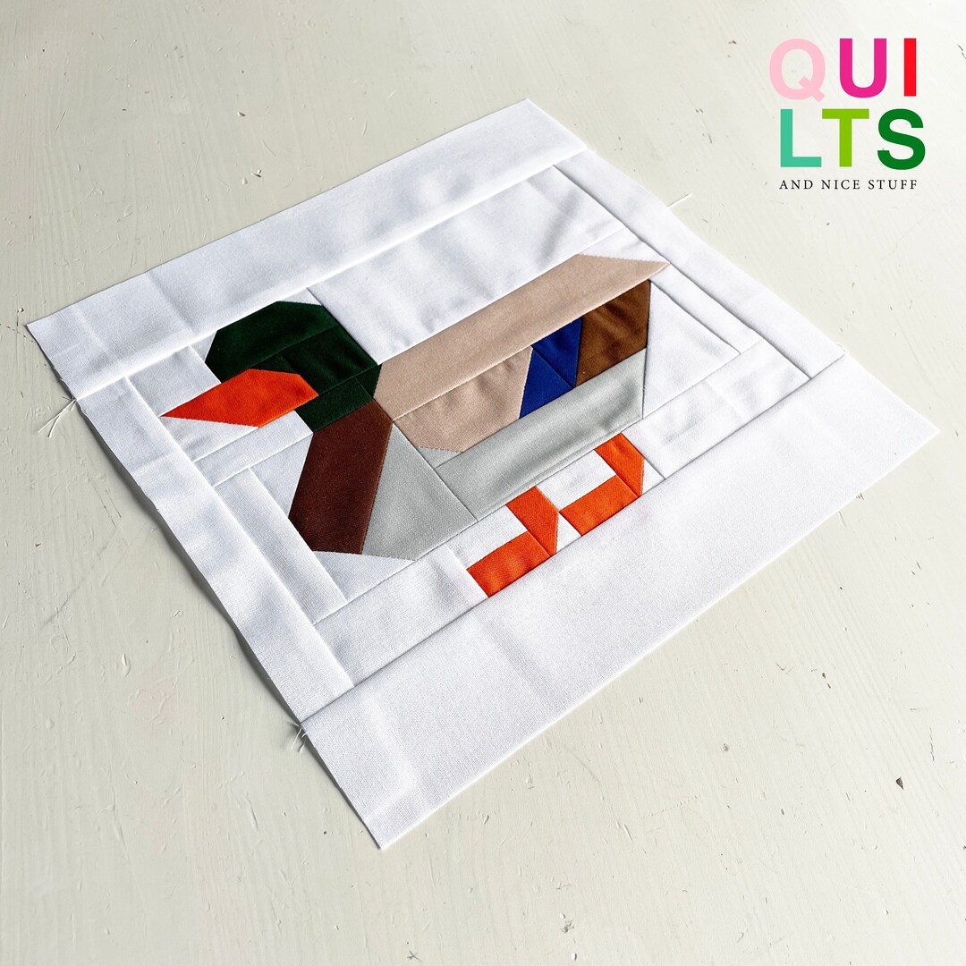PDF Quilt Block Pattern Duck Animal Quilt - Etsy