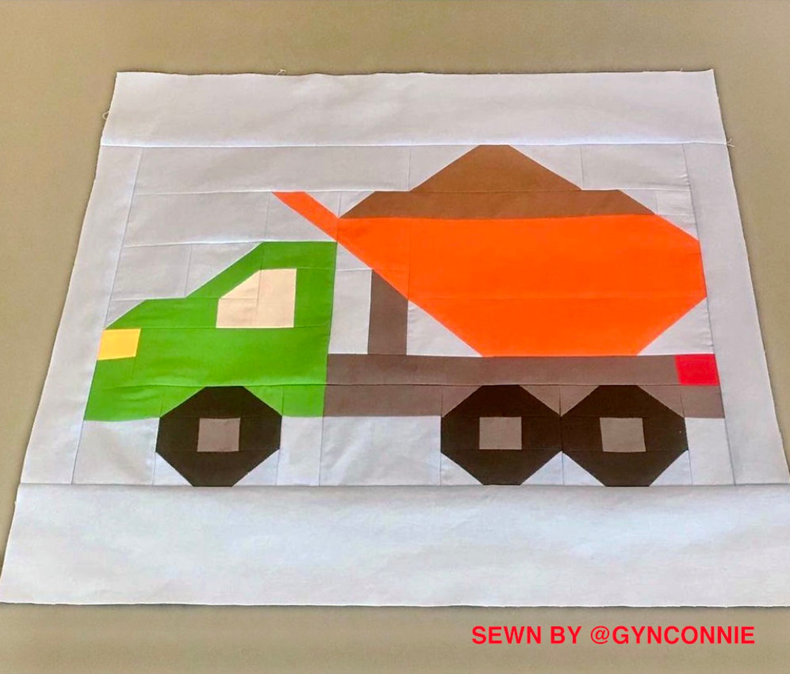 PDF Quilt Block Pattern Dump Truck Vehicle Quilt - Etsy