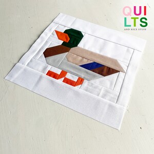 PDF Quilt Block Pattern Duck Animal Quilt - Etsy
