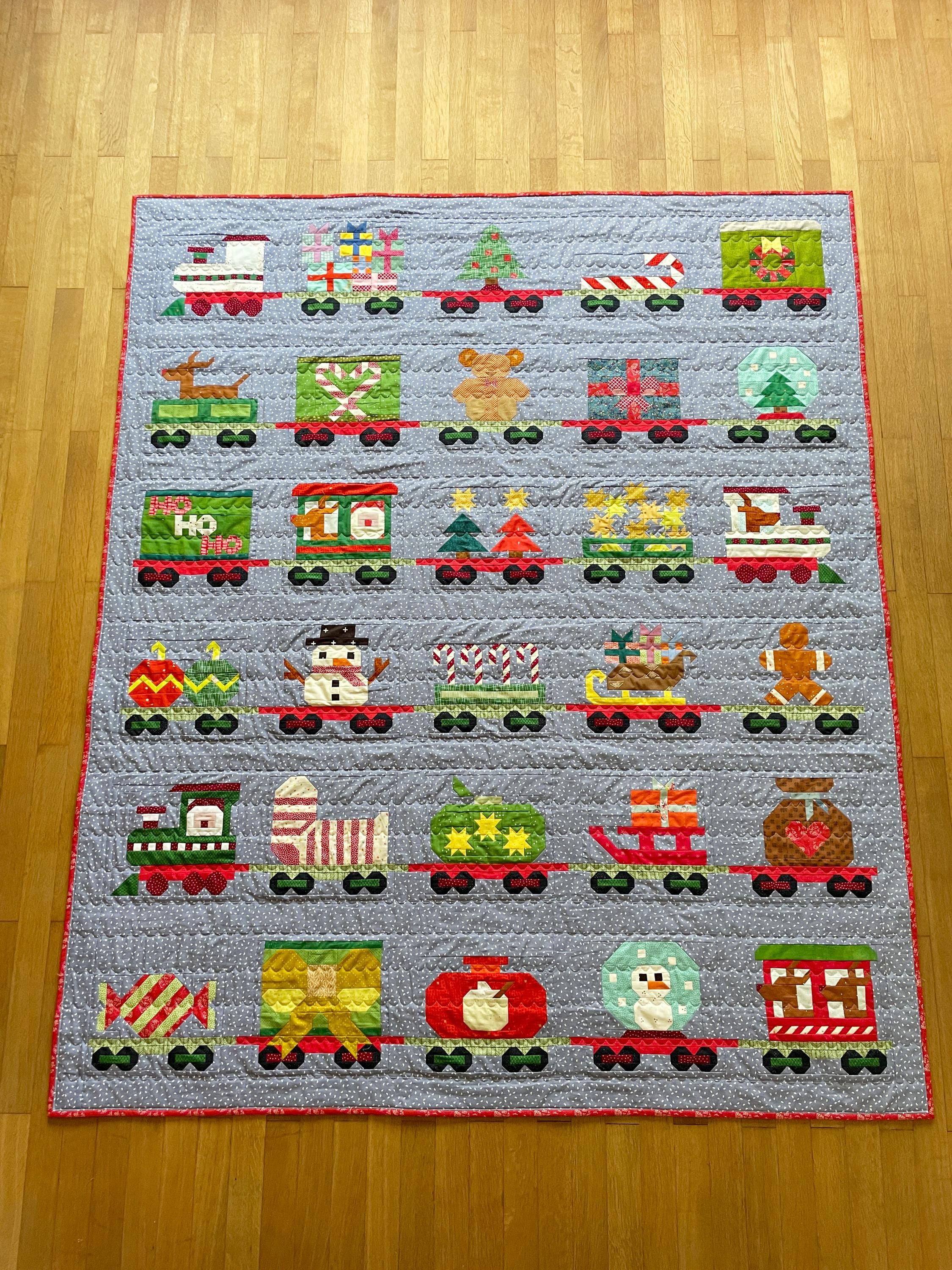 Model Train Quilt Pattern Christmas Train Quilt Block Pattern Bundle – PDF Pattern - Etsy