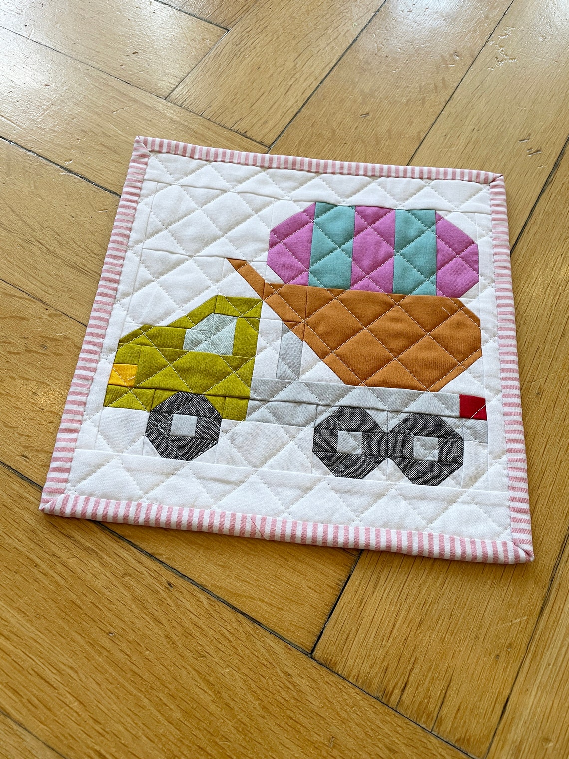 PDF Quilt Block Pattern Dump Truck Easter Edition | Etsy