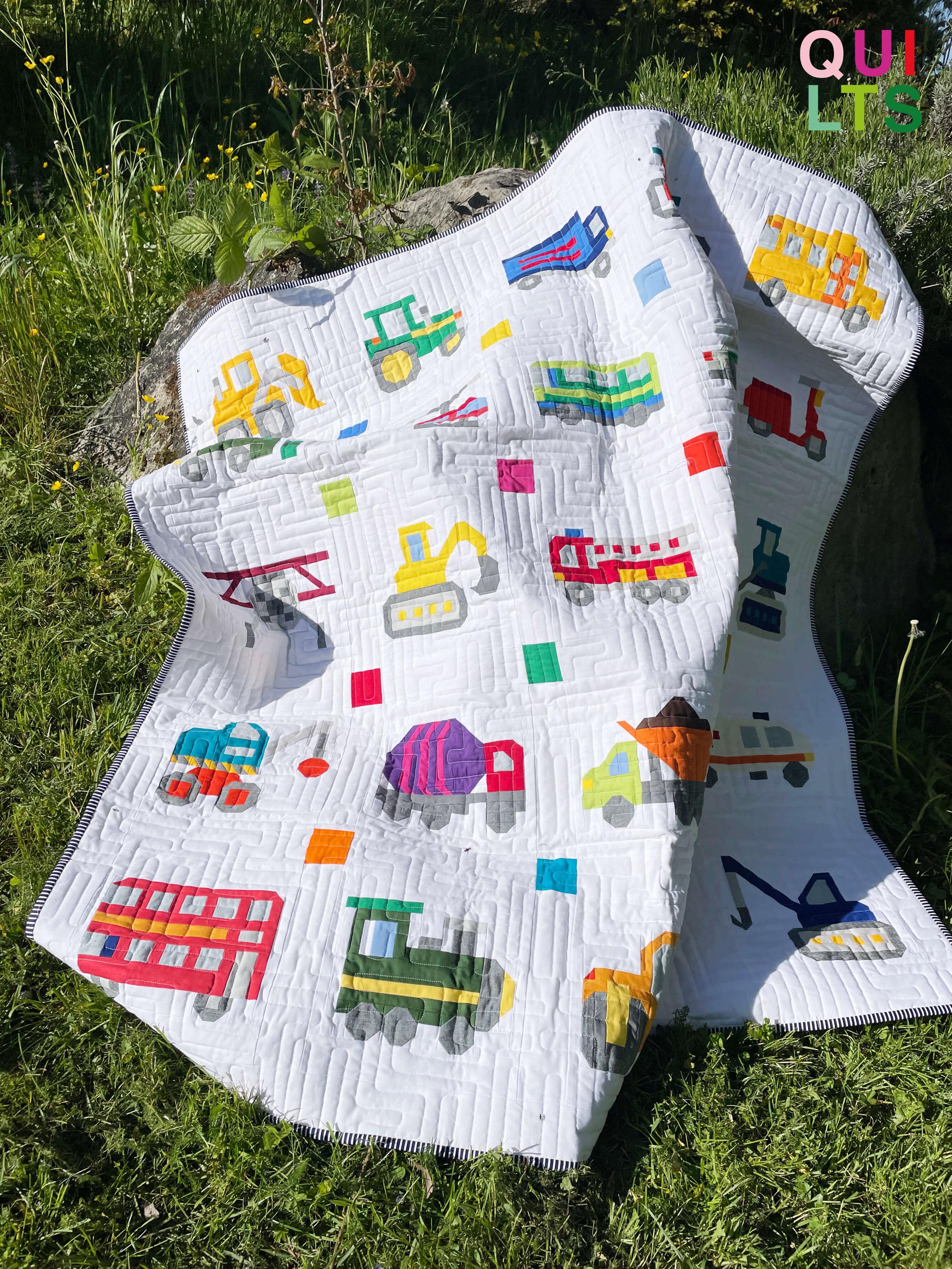 PDF Quilt Block Pattern – Doubledecker Bus – Vehicle Quilt - Etsy