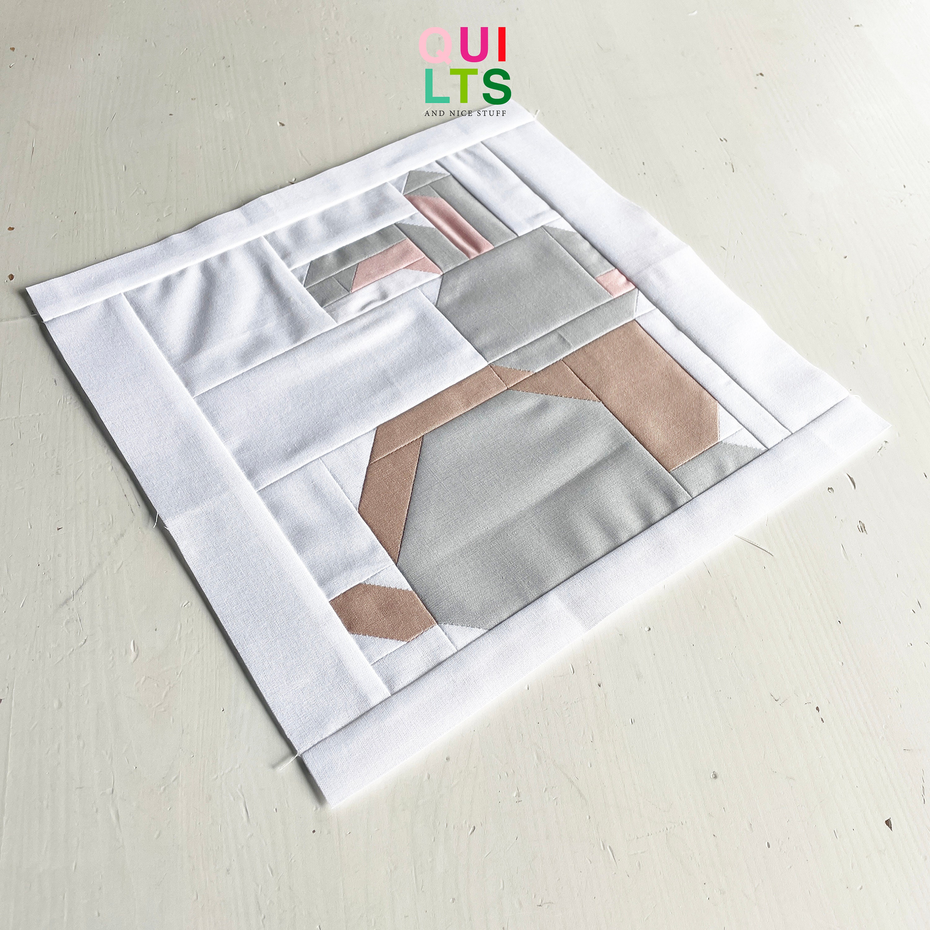 PDF Quilt Block Pattern – Rabbit – Animal Quilt - Etsy