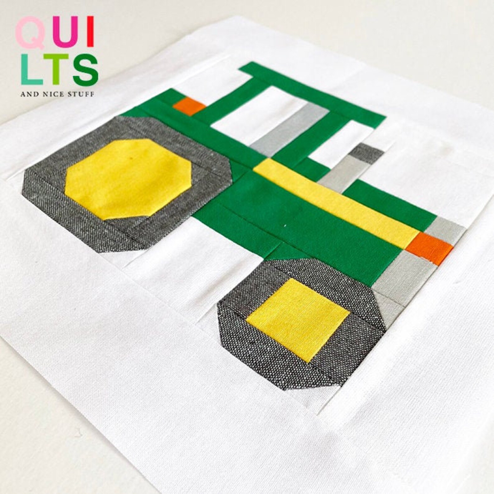 PDF Quilt Block Pattern Tractor Vehicle Quilt Pattern - Etsy