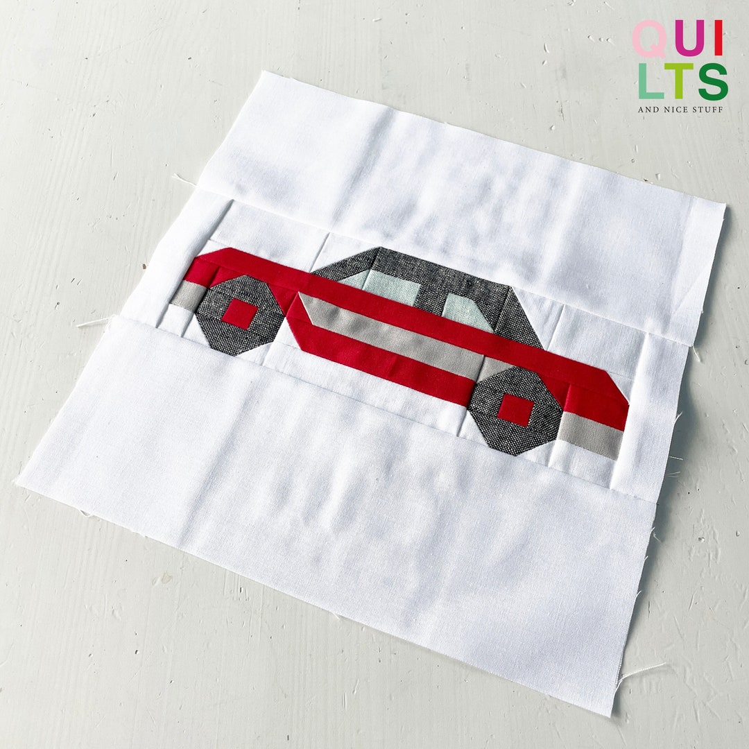 PDF Quilt Block Pattern Vehicle Quilt Classic Car 15 - Etsy
