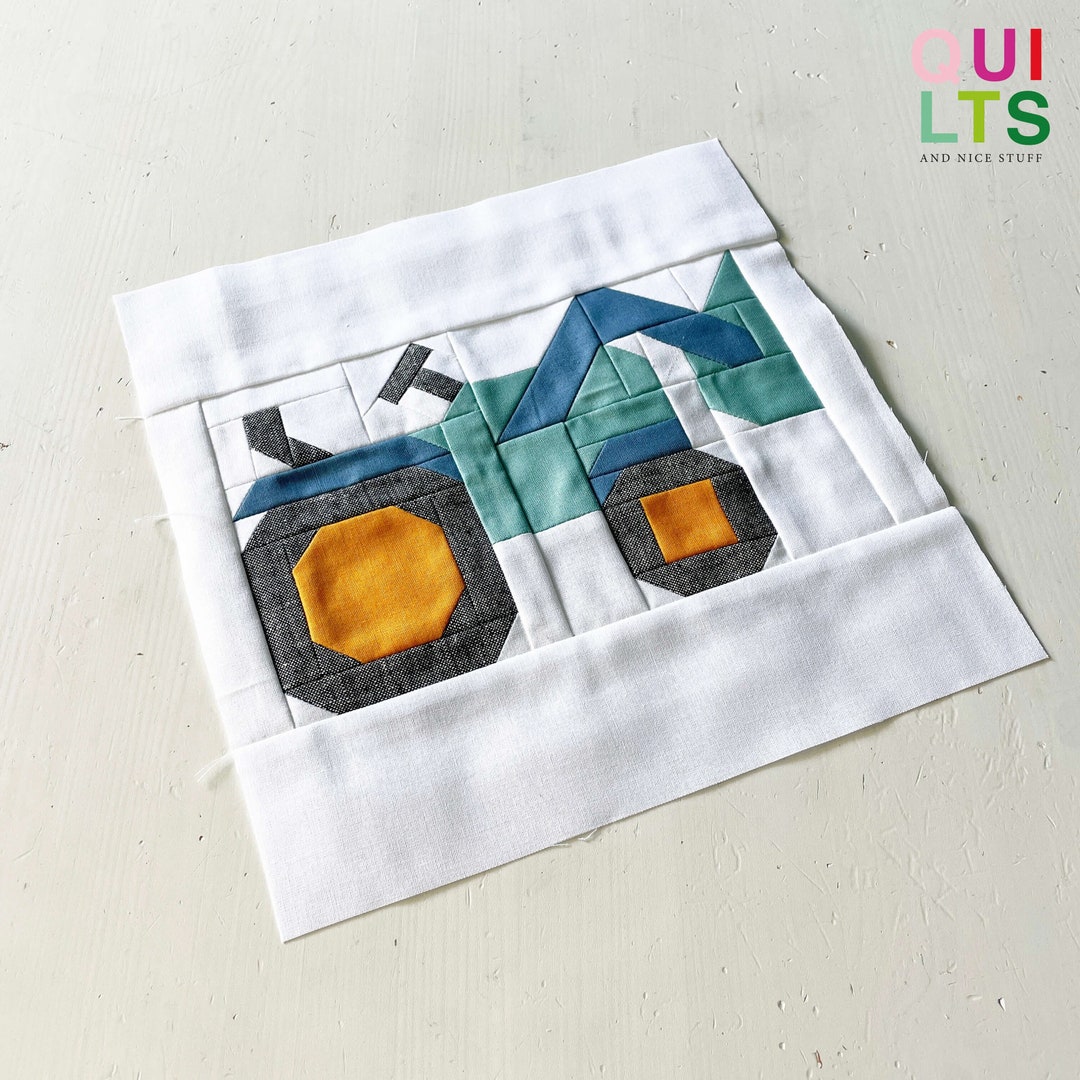 PDF Quilt Block Pattern Tractor No Top Vehicle Quilt Pattern - Etsy