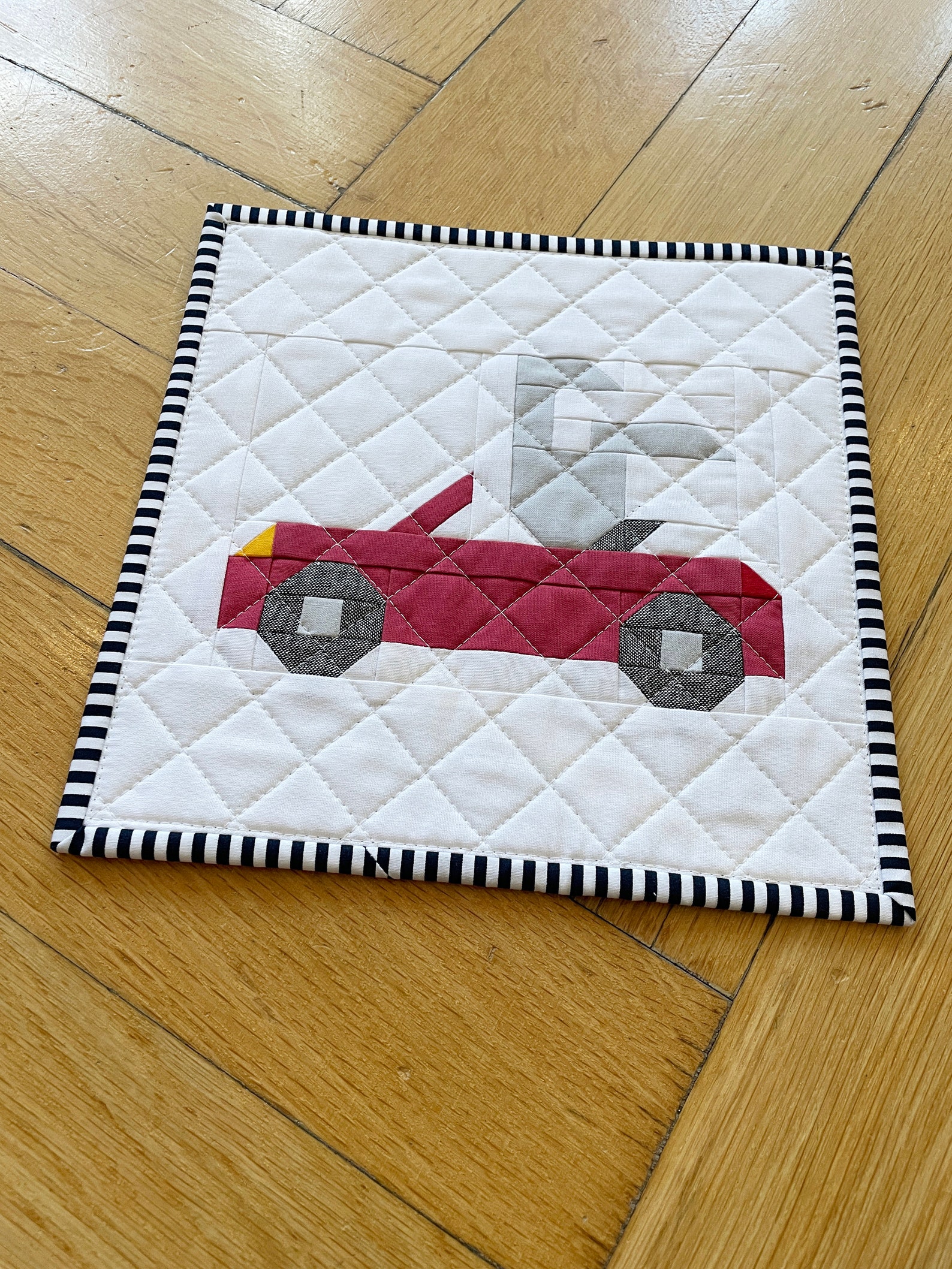 PDF Quilt Block Pattern Convertible With Bunny Easter Edition Vehicle ...