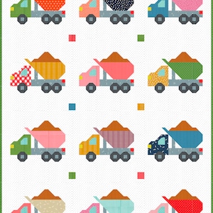 PDF Quilt Block Pattern – Dump Truck – Vehicle Quilt - Etsy