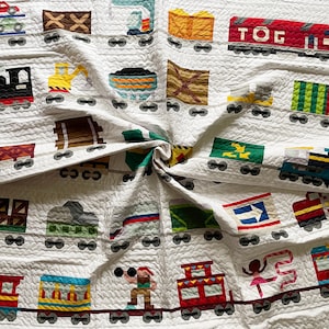 Model Train Quilt Pattern PDF Quilt Block Pattern – Circus Locomotive – Train Quilt - Etsy