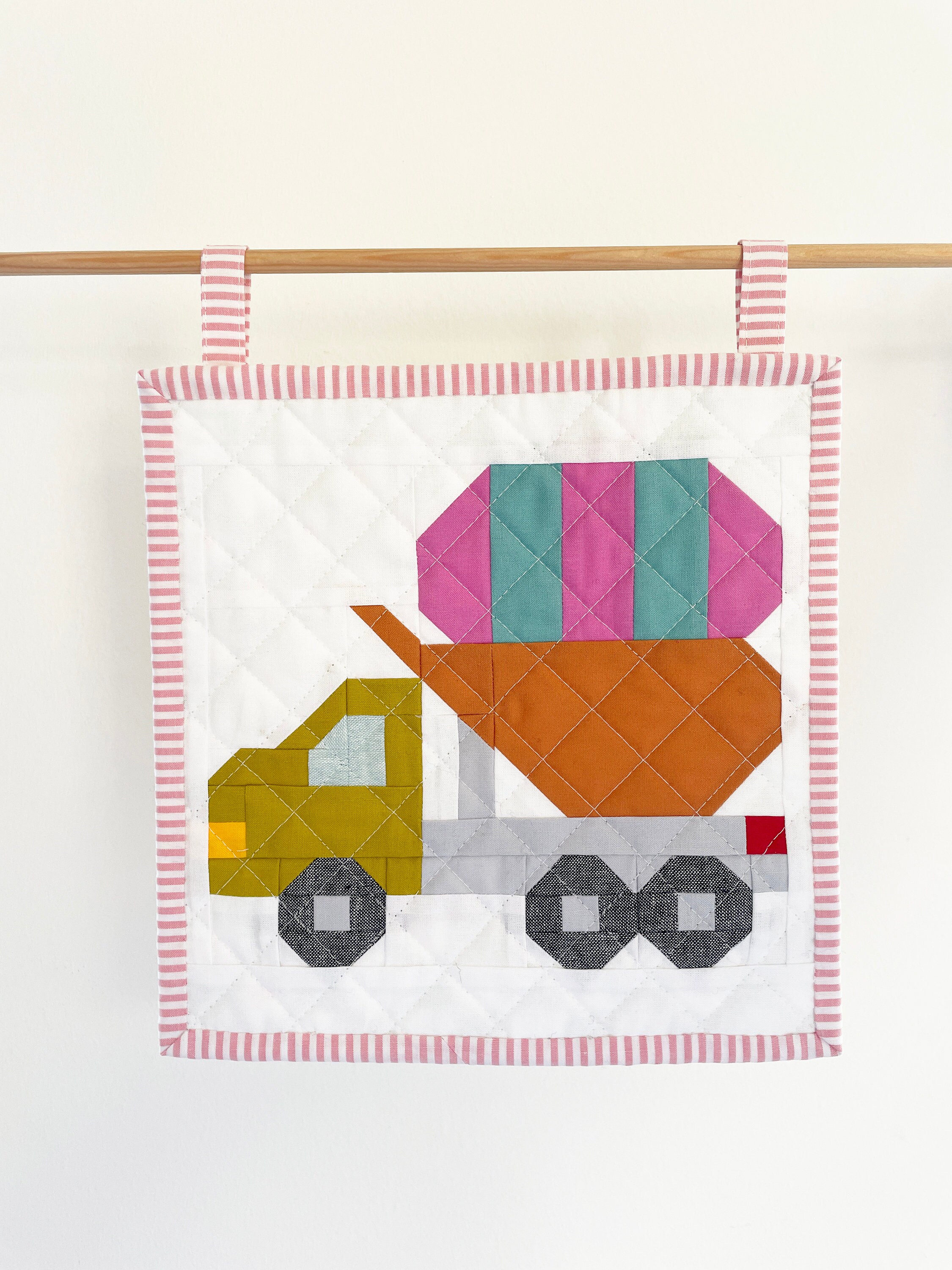PDF Quilt Block Pattern Dump Truck Easter Edition | Etsy