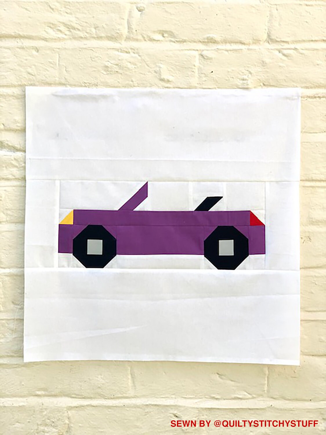 PDF Quilt Block Pattern Convertible Vehicle Quilt Etsy