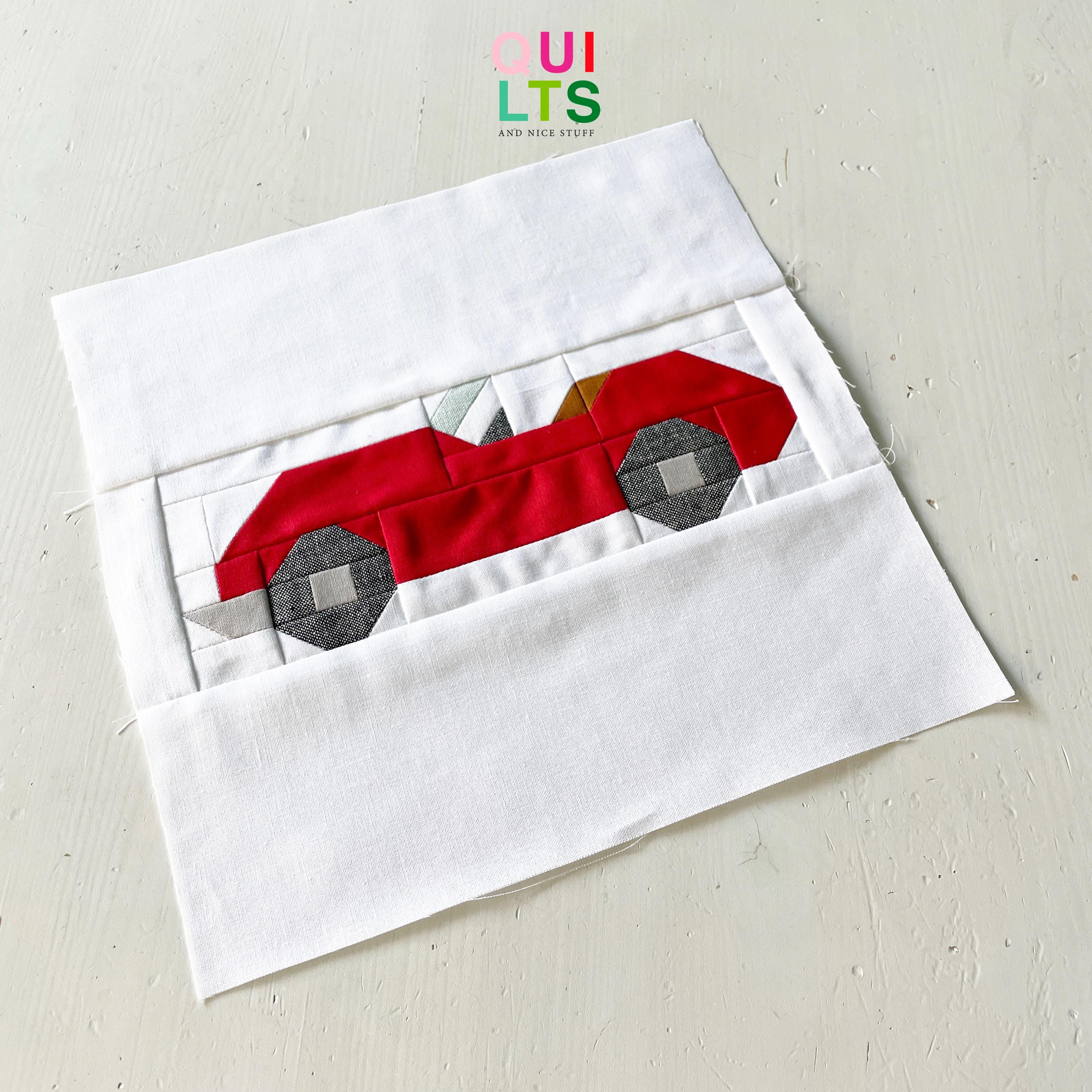 PDF Quilt Block Pattern – Vehicle Quilt – Classic Car 40 - Etsy