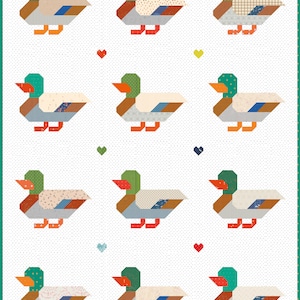 PDF Quilt Block Pattern – Duck – Animal Quilt - Etsy