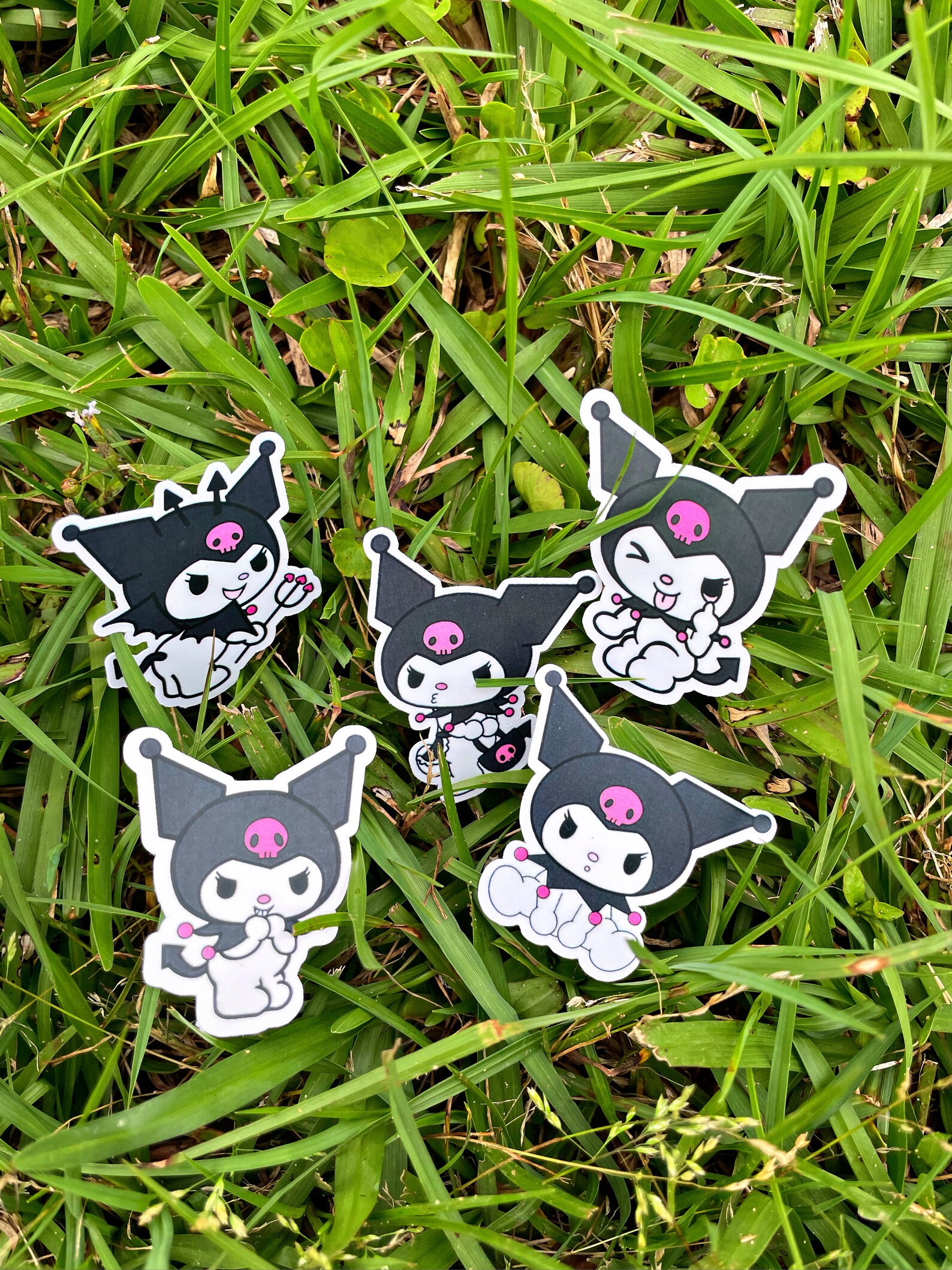 Kuromi Sticker Pack 5pc Etsy