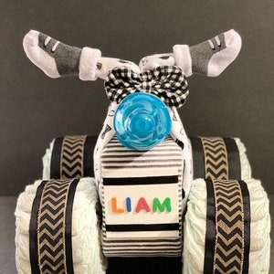 Four Wheeler Motorcycle Diaper Wheeler Diaper Cake Quad Diaper