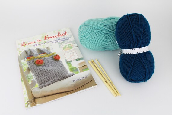 Learn to Crochet Book by Nikki Trench, How to Crochet, Books for Crochet,  Learn How to Crochet, Learn a New Skill, Project Book 