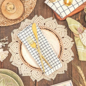 Bohemian table placement- Set of 2