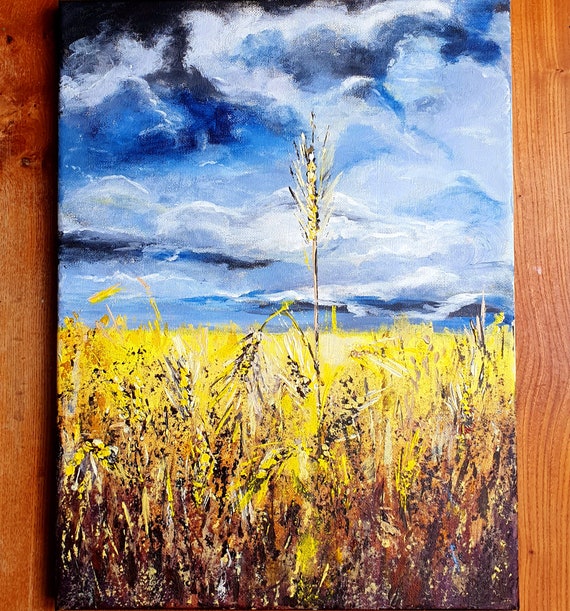 絵画　油絵　原画　一点物　鹿　イエロー　英字　ポップ　アート　プレゼント　F4 絵画 油絵 原画 一点物 鹿 イエロー 英字 ポップ アート プレゼント F4