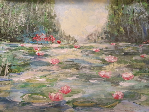絵画 モネ インテリア monet 「 睡蓮 すいれん 」 60 絵画 モネ
