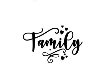 Download Family Word Svg Etsy
