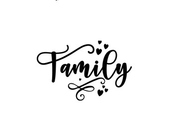 Download Family Word Svg Etsy