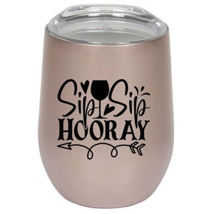 Sip Sip Hooray, Regalo de cumpleaños para ella, Cumpleaños de él, Boda svg, Signo de boda, Decoración de bodas, Casarse, Amante del vino, Vino svg
