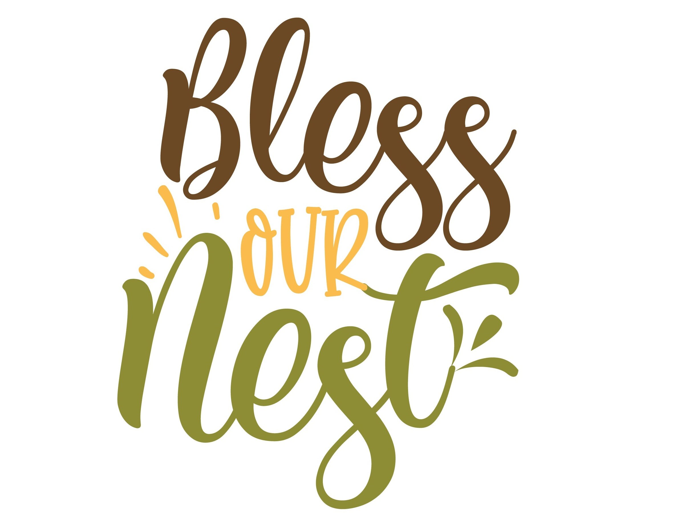 Bless Our Nest SVG home decor svg farmhouse svg housewarming | Etsy