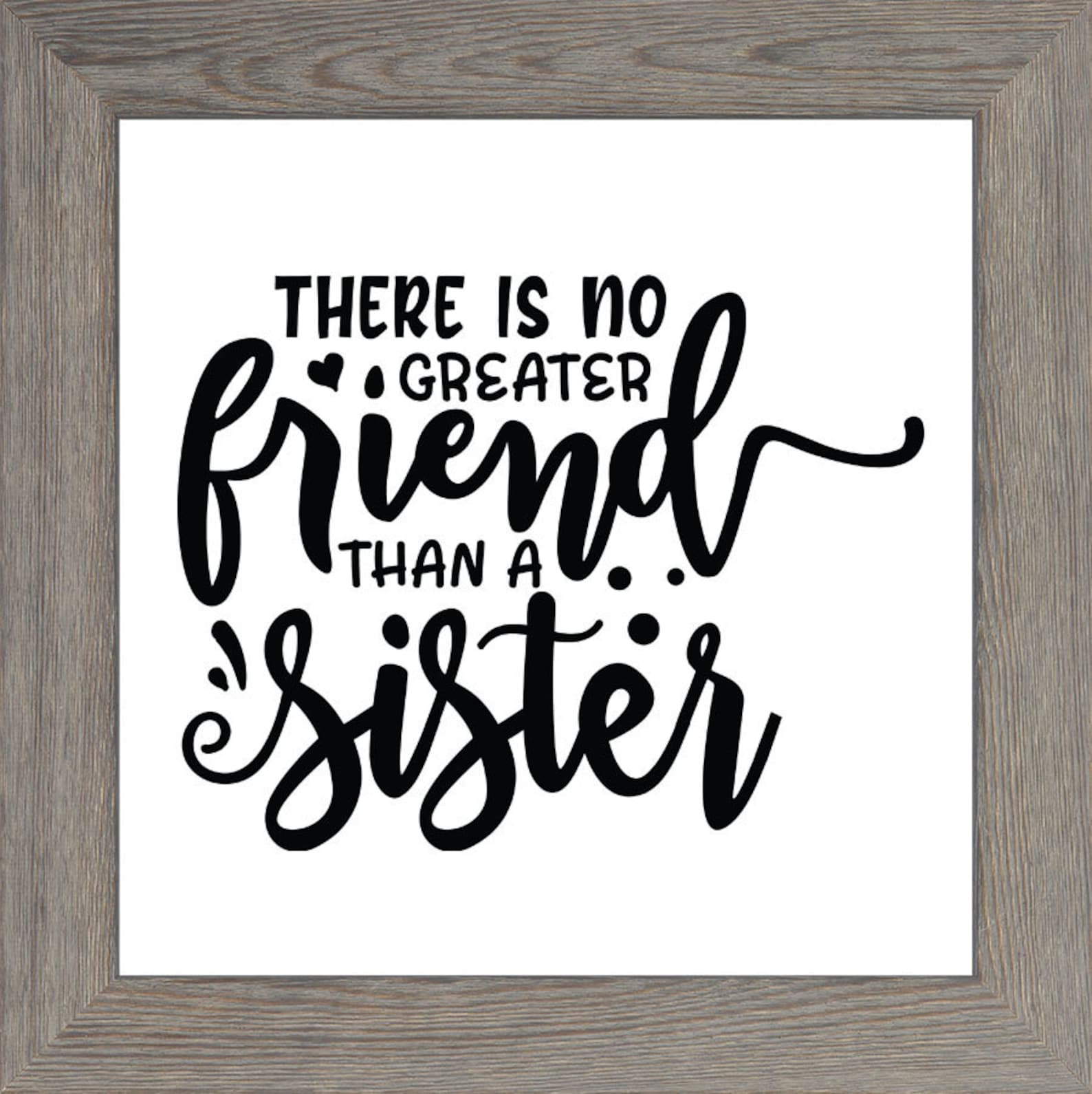 There Is No Greater Friend Than A Sister Svg Cricut Design Etsy India