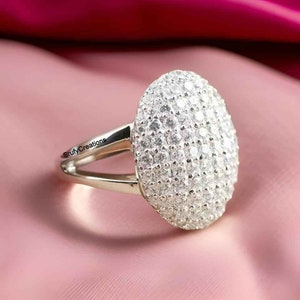 Beautiful 1.50 MM Round Cut Colorless Moissanite Diamond Women&#39;s Ring, Twilight Bella Engagement Ring, 14K White Gold Ring, Split Shank Ring