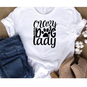 Crazy Dog Lady SVG Regalos Para Amantes de Los Perros svg Crazy svg Perro svg Lady svg Fur Mama SVG Perro Mamá SVG Amante del Perro Lady Regalo Camiseta Marco Imprimir