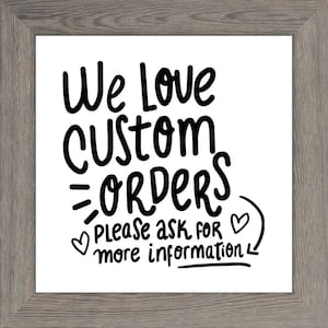 Nous aimons les commandes personnalisées S’il vous plaît demander plus d’informations Svg, cricut, Nous aimons svg, Commandes personnalisées, Plus d’informations, fichiers de coupe, png, eps