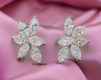 【HYERES LOR】25SS★ SL Moissanite Accent One-Touch Earrings HYERES LOR】25SS☆ SL Moissanite Accent One-Touch Earrings