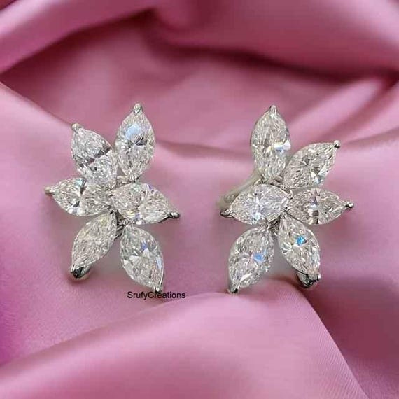 Diamond Cluster Earrings Are the Perfect Touch for A Special