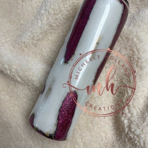 Glitter tumbler/Personalized tumbler/Distressed tumbler