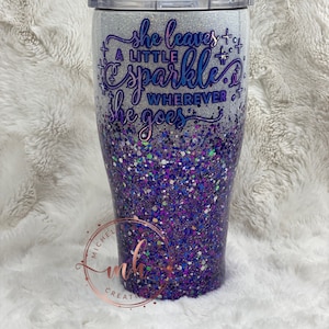 Glitter Tumbler/Ombre Glitter Tumbler/Purple Glitter Cup/Sparkle Glitter Tumbler/Personalized Tumbler/Custom Cup/Boujie Glitter Tumbler