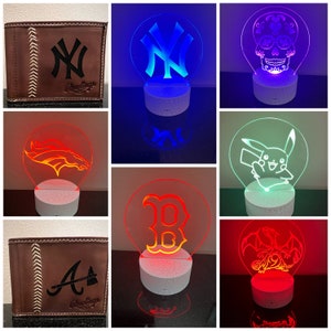 Billeteras y luces de béisbol personalizadas