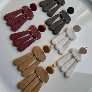 Hibitual Ritual Collection Textured Dangle Earrings