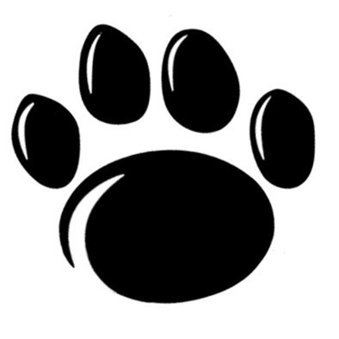 PennState Paw Print decal | Etsy