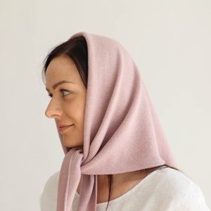 Cashmere and Silk triangular Wrap Scarf