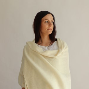 Hand knitted, Extra Fine Merino Wool, Wrap Scarf
