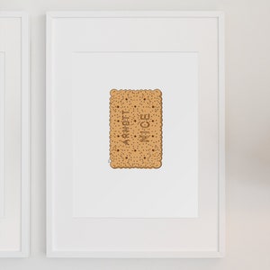 Arnott Biscuit Series - Nice | Digital Print File | Illustration | Print | Home Decor | Australian | Food | Fun