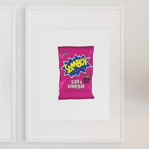 Samboy Chips | Digital Print File | Illustration | Print | Home Decor | Australian | Aussie | Fun