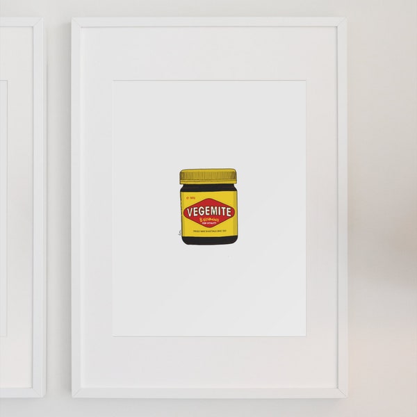 Vegemite | Digital Print File | Illustration | Print | Home Decor | Australian | Aussie | Fun