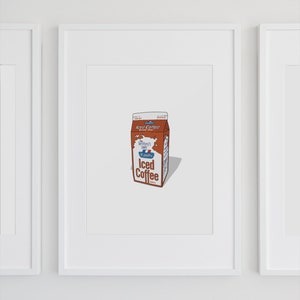 Paul&#39;s Iced Coffee - Territory&#39;s Own | Digital Print File | Illustration | Print | Home Decor | Aussie | Australian