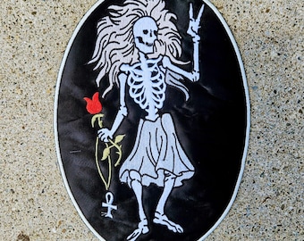 Jerry García, parche Rosebud de 12 pulgadas de Grateful Dead