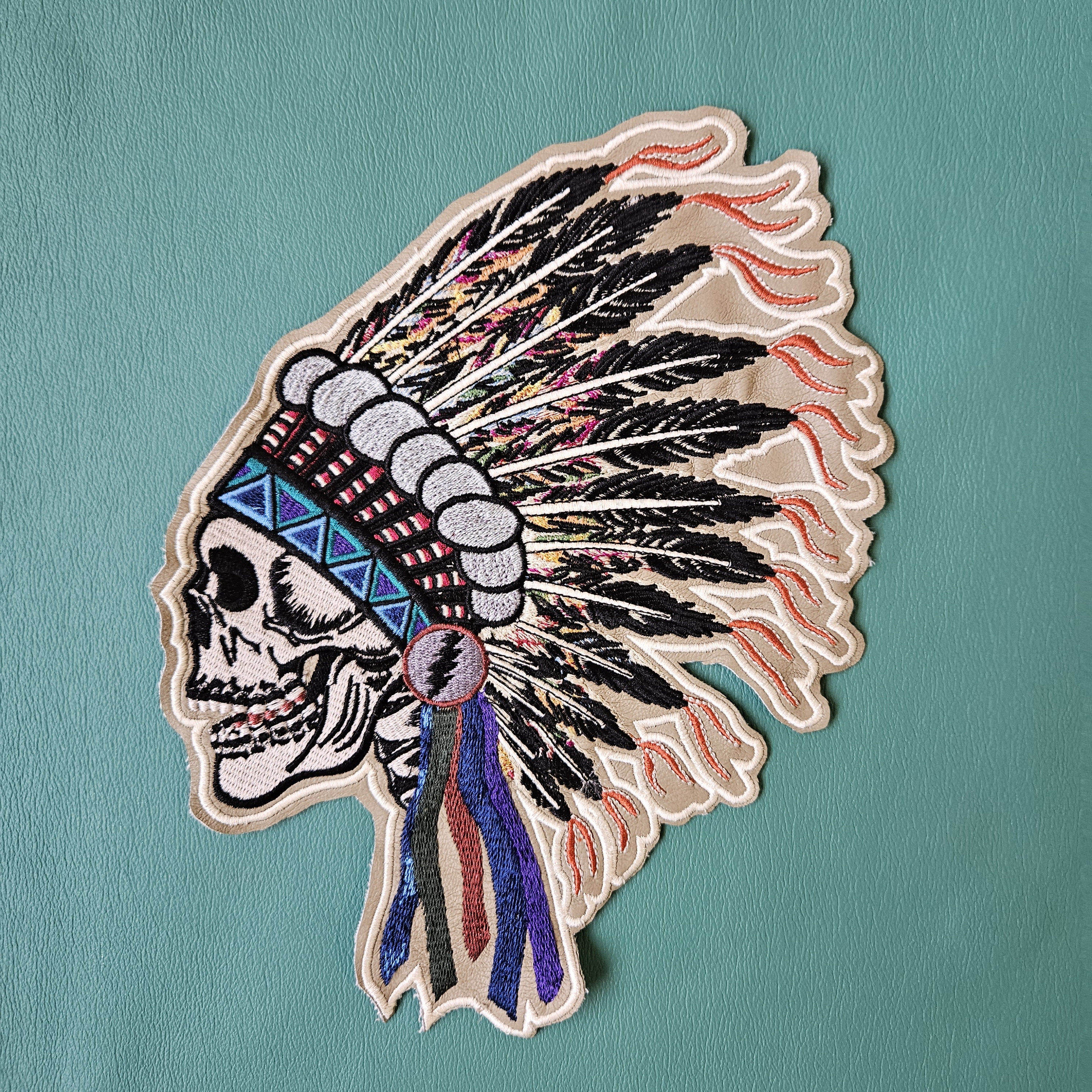 So Glad You Made It Grateful Dead Iron on Indian Headdress Patch