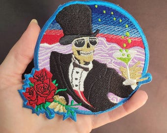 Toppa ricamata dei Grateful Dead "One More Saturday Night",