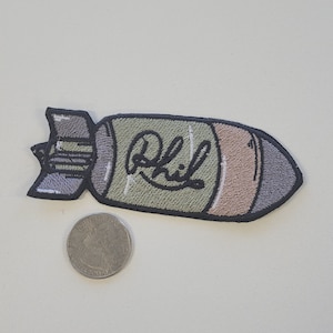 Phil Lesh, Phil Bomb, Grateful Dead, Embroidered Patch